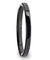 ACIS Flat Polish Finished Black Ceramic Wedding Ring For Him and Her - 4mm - 12mm