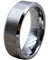 Adriel Tungsten Wedding Band With High Polished Beveled Edges & Brushed Center - 6mm 8mm
