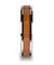 American Cherry Wood Inlaid Tungsten Ring Polished Beveled Edges 6mm - 10mm