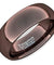 ARIS Men’s Highly Polished Brown Domed Tungsten Carbide Ring - 8mm