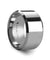 ARISH Men’s Extra Wide Tungsten Carbide Wedding Band Beveled Edges - 12mm