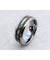 Bellamy Abalone and Hawaiian Koa Wood Inlaid Tungsten Wedding Band - 6mm & 8mm