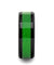 BUNIM Men’s Black Ceramic Ring With Emerald Green Carbon Fiber Inlay - 8mm