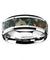 Camo Tungsten Wedding Ring Coprolite Fossil Inlay Beveled Polished Finish - 8mm