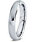 Classic Domed 4mm Highly Polished Women’s Tungsten Carbide Wedding Band