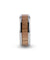 COLUMBUS Red Oak Wood ITitanium Wedding Band With Beveled Edges - 8mm