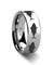 Covington Fish Jumping Sea Pattern Engraved Flat Tungsten Ring 4mm - 12mm