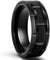 DENVER Mens Tungsten Black Brick Pattern Brushed Finish Engagement Ring 8mm