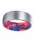 DEUS Men’s Tungsten Wedding Band with Red & Blue Box Elder Wood Sleeve 8mm