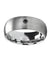 Domed Brushed Tungsten Carbide Ring with Black Diamond Setting Center 6mm & 8mm