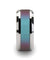 Fabienne Blue & Purple Tungsten Wedding Band Set w/ Color Changing Inlay 4mm-10mm