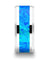 Gabriel Tungsten Wedding Band Set With Blue Green Opal Inlay - 4mm - 10mm