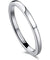 GENE Highly Polished Domed Tungsten Wedding Band Ring for Women - 2mm