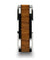 Genuine Teak Wood Inlaid Tungsten Wedding Band With Beveled Edges 6mm - 10mm