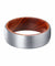 HERO Domed Brushed Tungsten Carbide Ring w/ Iron Wood Sleeve - 8mm