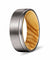 KALIN Men’s Grooved Tungsten Carbide Ring w/ Olive Wood Sleeve - 8MM