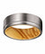 KALIN Men’s Grooved Tungsten Carbide Ring w/ Olive Wood Sleeve - 8MM