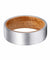 KEEN Men’s Flat Tungsten Carbide Ring w/ Whiskey Barrel Wood Sleeve - 8MM