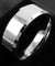 Kenzie Men’s Tungsten Wedding Band With High Polished Center and Beveled Edges 8mm