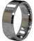 Kenzie Men’s Tungsten Wedding Band With High Polished Center and Beveled Edges 8mm