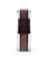 LARGO Red Wood Inlaid Flat Titanium Polished Finish Men’s Wedding Ring - 8mm