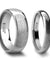 Liam Tungsten Wedding Band Set With Custom Fingerprint Engraved - 4mm - 12mm