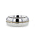 MARCIUS Braided 14k Gold Inlay Domed Tungsten Wedding Ring - 6mm & 8mm