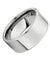 Mens Carbide Tungsten Wedding Ring High Polished Flat Pipe Cut Style 12mm