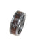 Mens Honu Turtle Tungsten Ring Hawaiian Koa Wood Band Genuine Inlay Comfort Fit - 8mm