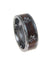 Mens Honu Turtle Tungsten Ring Hawaiian Koa Wood Band Genuine Inlay Comfort Fit - 8mm
