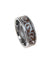 Men’s Tungsten Carbide Ring With Real Hawaiian Koa Wood Inlay Shiny Scroll - 8mm