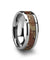 Military Camo Tungsten Wedding Ring Polished Finish Beveled Desert - 8mm