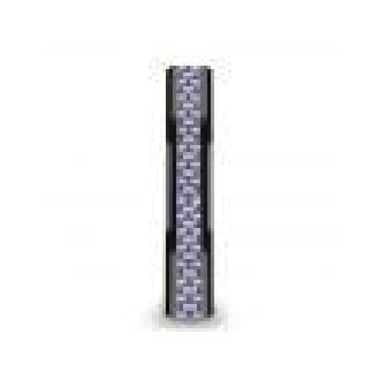 PAIVA Women’s Beveled Black Ceramic Ring With Purple Carbon Fiber 4mm & 6mm