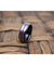 Purple Tungsten Carbide Wedding Band Comfort Fit Design Grooved - 8mm