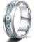 SACO Mens Tungsten Silver Gear Steampunk Wedding Band - 8mm