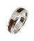 SANI Wedding Band Ring Genuine Hawaiian Koa Wood Eternity Honu Turtle 925 Silver - 6mm