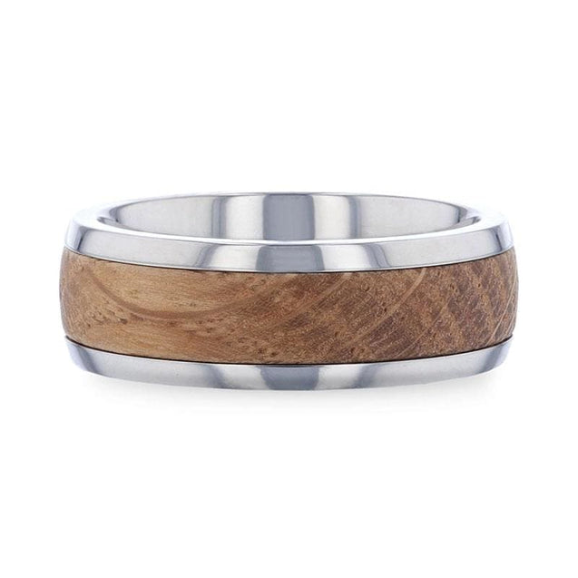 Titanium Ring Made From Genuine Whiskey Barrels Used By Jack Daniel’s Distillery