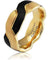 Worcester Gold Plated Infinity Knot Design Tungsten Carbide Ring for Men - 8mm