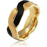 Worcester Gold Plated Infinity Knot Design Tungsten Carbide Ring for Men - 8mm