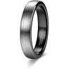 YORK Unisex Tungsten Engagement Wedding Band Brushed Finish - 4mm - 8mm