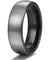YORK Unisex Tungsten Engagement Wedding Band Brushed Finish - 4mm - 8mm